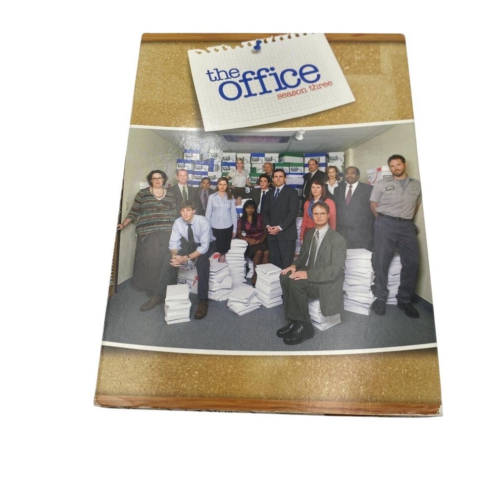 The Office Season 3 DVD 4 Disc Set 2007 TV Comedy Series Universal Sitcom